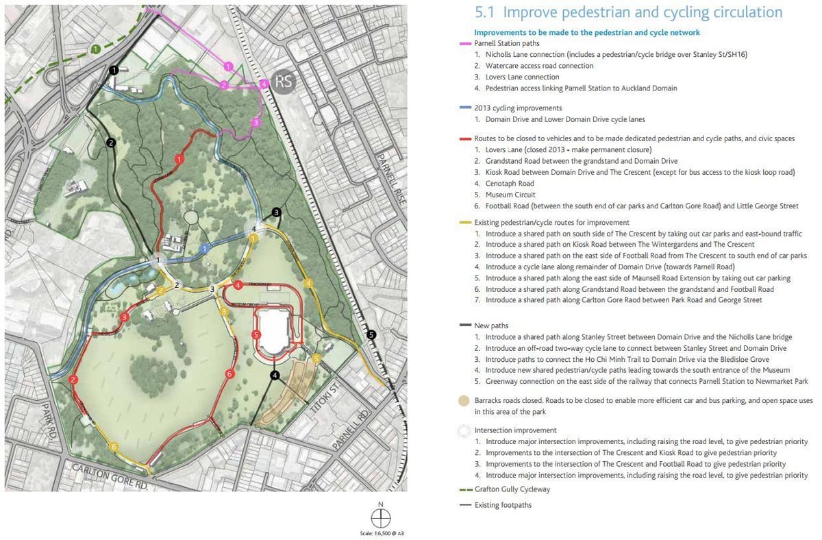 mapa de Auckland dominio