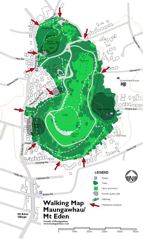 mapa mt Edén
