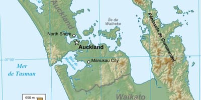 Auckland mapa xeolóxico