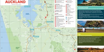 Mapa de occidente Auckland